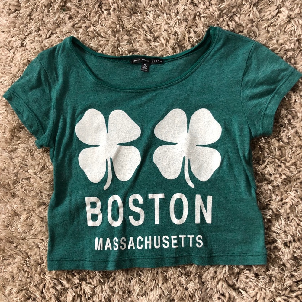 St Patrick’s Day Crop Top